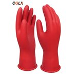 Insulated Gloves Manufacturer - OEM CGLX Low Voltage 1000V Red Rubber for Electrician