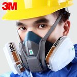 Gas Mask Manufacturer - OEM 3M 6502QL Silicone Half Face Dust Proof Reusable