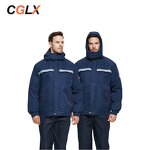 Safety Jacket Manufacturer - OEM CGLX Reflective Winter Workwear Uniforms Top Coat