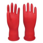Insulated Gloves Manufacturer - OEM CGLX Low Voltage 1000V Red Rubber for Electrician