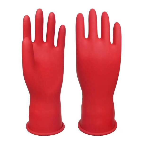 Insulated Gloves Manufacturer - OEM CGLX Low Voltage 1000V Red Rubber for Electrician