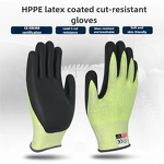 Work Gloves Manufacturer - OEM CGLX HPPE Latex Coated Cut Resistant for Construction