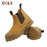 Safety Boots Manufacturer - OEM CGLX Men's Unisex Anti Smash Genuine Nubuck Leather