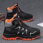 Safety Shoes Manufacturer - OEM CGLX New Fashionable Rotating Button Comfortable Rubber Sole