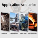 Gas Mask Manufacturer - OEM 8-Piece Reusable Silicone Ammonia Half Face with Cartridges