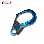 Carabiner Manufacturer - OEM CGLX Blue Aluminum 22KN Self-locking for Fall Protection