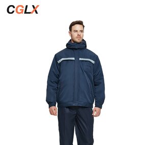 Safety Jacket Manufacturer - OEM CGLX Reflective Winter Workwear Uniforms Top Coat