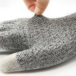 Anti-cutting Gloves Manufacturer - OEM CGLX HPPE 5 Anti-slip Wear-resistant PU Finger-coated