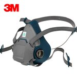 Gas Mask Manufacturer - OEM 3M 6502QL Silicone Half Face Dust Proof Reusable