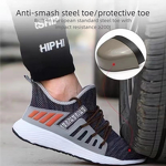 Safety Shoes Manufacturer - OEM CGLX Wholesale Summer Anti-smash Fly Knit Mesh Breathable