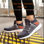Safety Shoes Manufacturer - OEM CGLX Wholesale Summer Anti-smash Fly Knit Mesh Breathable