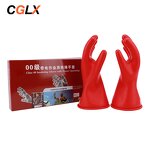 Insulated Gloves Manufacturer - OEM CGLX Bicolor Class 00 for Low Voltage Power Lines