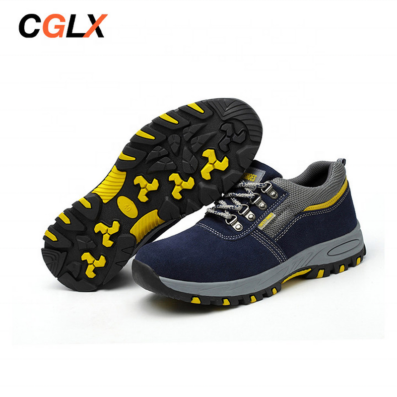 Safety Shoes Manufacturer - OEM CGLX Wholesale Male Anti-smash Anti-puncture Cowhide