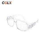 Safety Glasses Manufacturer - OEM CGLX Transparent Dustproof PC for Lab Work