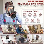 Full Face Gas Mask Manufacturer - OEM CGLX Activated Carbon Filter Survival Nuclear