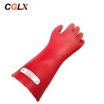 Insulated Gloves Manufacturer - OEM CGLX 11kv 12KV Red Electrical Insulation for Workman