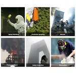 Protective Mask Manufacturer - OEM CGLX PVC Silicone Mouth Nose Eye One-piece Glasses