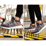 Safety Shoes Manufacturer - OEM CGLX Wholesale Summer Anti-smash Fly Knit Mesh Breathable