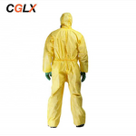 Safety Coverall Manufacturer - OEM CGLX Yellow Reusable Paint Suit CE Certification