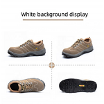 Safety Shoes Manufacturer - OEM CGLX Wholesale Summer Breathable Anti-puncture Leather
