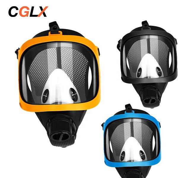 Respirator Mask Manufacturer - OEM CGLX Hot Sale Yellow Silicone Mouth-nose Eye Full Cover