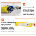 Safety Rope Manufacturer - OEM CGLX Customizable Lengthened Polyester Braided Anti-fall