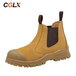 Safety Boots Manufacturer - OEM CGLX Men's Unisex Anti Smash Genuine Nubuck Leather