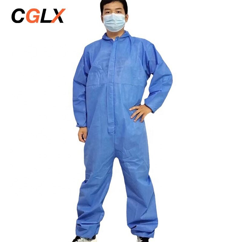 PPE Coverall Manufacturer - OEM CGLX Disposable Non-woven Waterproof Medical Protective