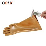 Insulated Gloves Manufacturer - OEM 00 Grade 5KV High Voltage Latex Electrical