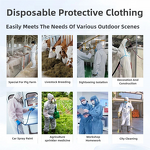PPE Coverall Manufacturer - OEM CGLX Non-woven Waterproof Oil Permeable Medical Disposable