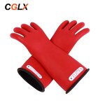 Insulated Gloves Manufacturer - OEM CE High Voltage 10kv Class1 Live Rubber Gloves