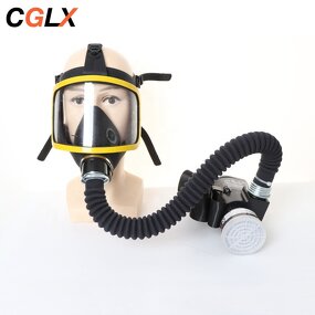 Protective Mask Manufacturer - OEM CGLX Yellow Fireproof Silicone One-piece with Filter Box