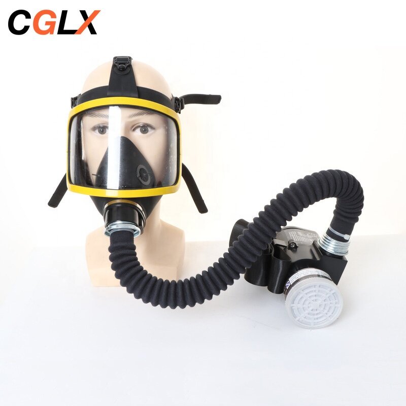 Protective Mask Manufacturer - OEM CGLX Yellow Fireproof Silicone One-piece with Filter Box
