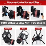 Full Face Respiratory Mask Manufacturer - OEM CGLX Silicone with Filters for Chemical