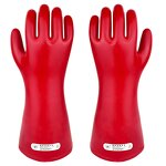 Insulated Gloves Manufacturer - OEM CGLX 11kv 12KV Red Electrical Insulation for Workman