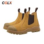 Safety Boots Manufacturer - OEM CGLX Men's Unisex Anti Smash Genuine Nubuck Leather
