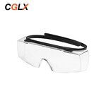 Safety Glasses Manufacturer - OEM CGLX Customizable Anti-fog Black Lens with Side Shields