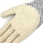 Anti-cutting Gloves Manufacturer - OEM CGLX Custom White Grade 5 HPPE Latex Coated Palm