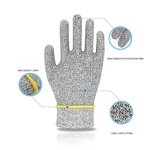 Anti-cutting Gloves Manufacturer - OEM CGLX Extended Level 5 HPPE for Kitchen Woodworking