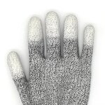 Anti-cutting Gloves Manufacturer - OEM CGLX HPPE 5 Anti-slip Wear-resistant PU Finger-coated