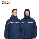 Safety Jacket Manufacturer - OEM CGLX Reflective Winter Workwear Uniforms Top Coat