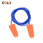Ear Plugs Manufacturer - OEM CGLX Custom PU Soundproof Blue Corded Slow-rebound Memory Foam