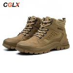 Safety Shoes Manufacturer - OEM CGLX Lightweight Breathable Anti-Stab Anti-smash High-top