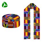 African Stole Manufacturer - Double-layers Kente Print Scarfs OEM