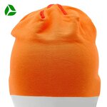 Skull Caps Manufacturer - Custom Logo Black Cotton Slouchy Beanie