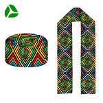 African Stole Manufacturer - Double-layers Kente Print Scarfs OEM