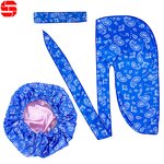 Bonnets Durags Set Manufacturer - Wholesale Satin Silk Velvet Mom & Me
