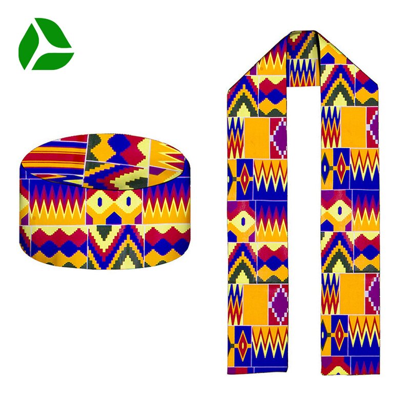 African Scarfs Manufacturer - Custom Size Double-sided Printed Kente