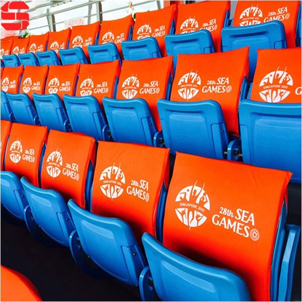 Stadium Seat Cover Factory - Custom Logo Sublimation Printing Cover