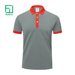 Golf Polo Shirt Factory - High Quality Color Blocking Polyester Custom
